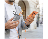 USAMS Kabel 60W 3A Silicone Fast Charging USB-C do USB-C pomarańcz - 1568985 - zdjęcie 16